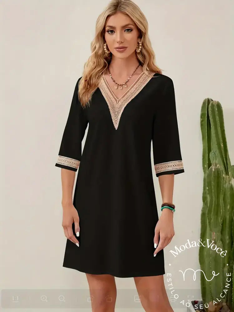 Vestido De Linho Antonella