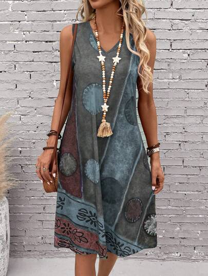 Vestido Tribe Azul Claro / P