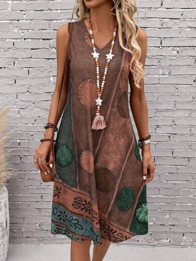 Vestido Tribe Marrom / P