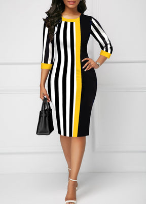 Vestido Listrado Akira P