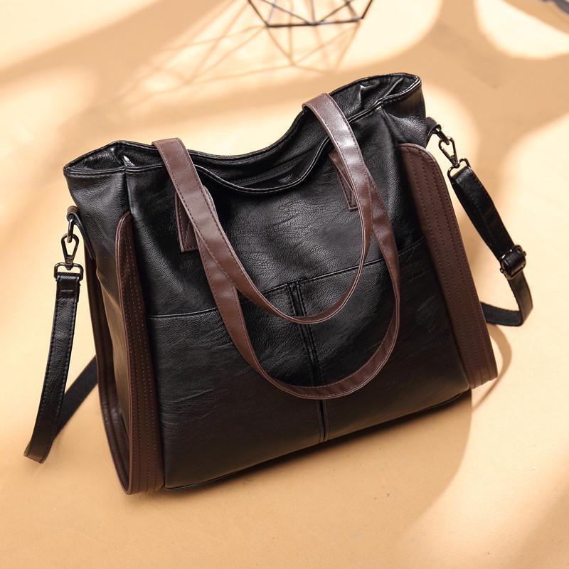 Bolsa De Couro Feminina Sofia Preto Ep17