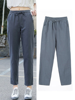 Calça De Linho Oslo Azul 2 / P