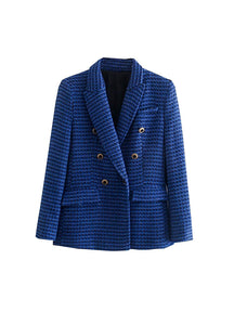 Blazer Marília Gabriela Azul Escuro / Pp