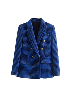 Blazer Marília Gabriela Azul Escuro / Pp
