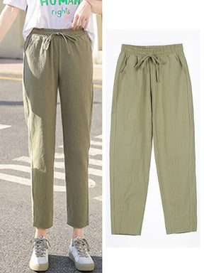 Calça De Linho Oslo Verde / P