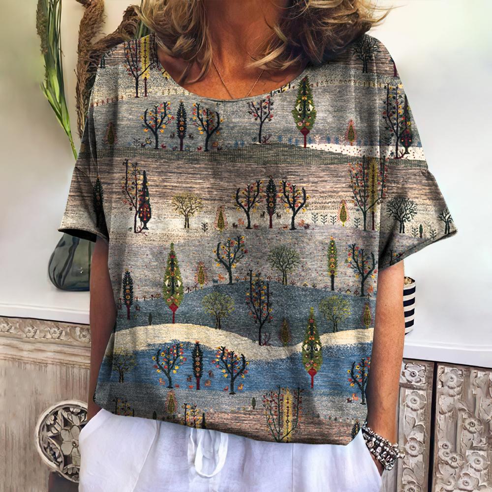 Summer Plaid T Shirt For Women O Neck Casual Sweatshirt New Tees Harajuku Clothing Loose Short