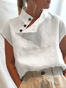Camisa Budapeste Branca / P Feminina