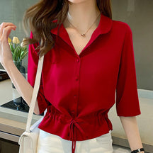 Camisa Dora Lis Vermelha / P