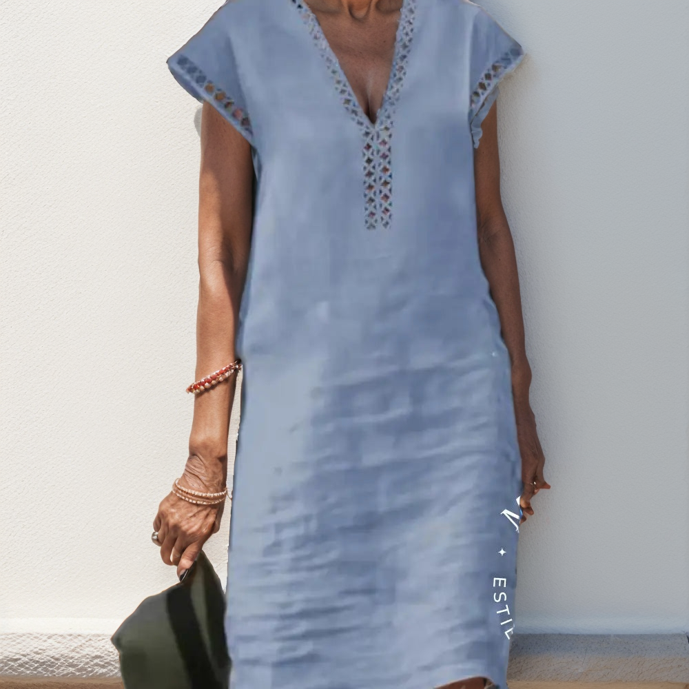 Vestido De Linho Antonella