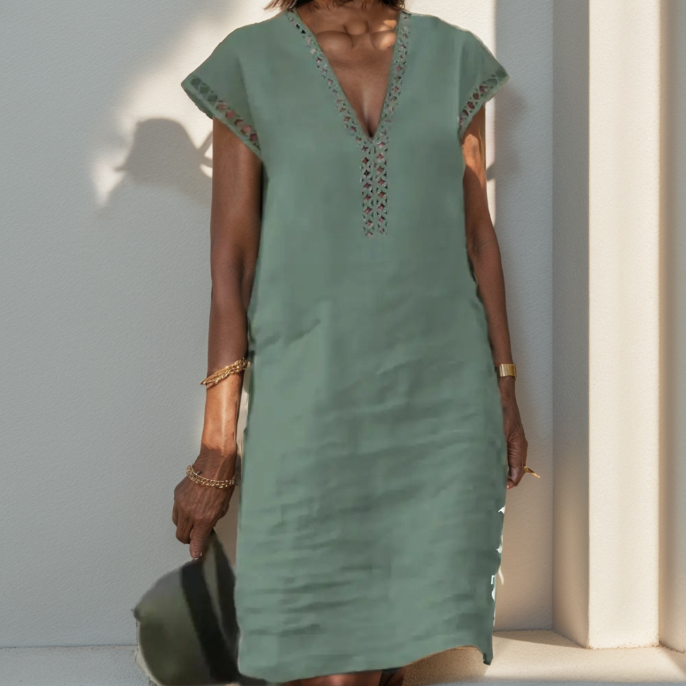 Vestido De Linho Antonella