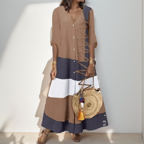 Vestido De Algodão Casual Mallorca