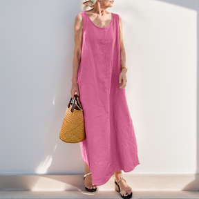 Vestido De Linho Braga Ve01