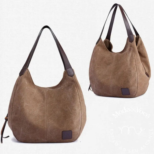 Bolsa Feminina Casual - Vintage Fashion Marrom Lyon
