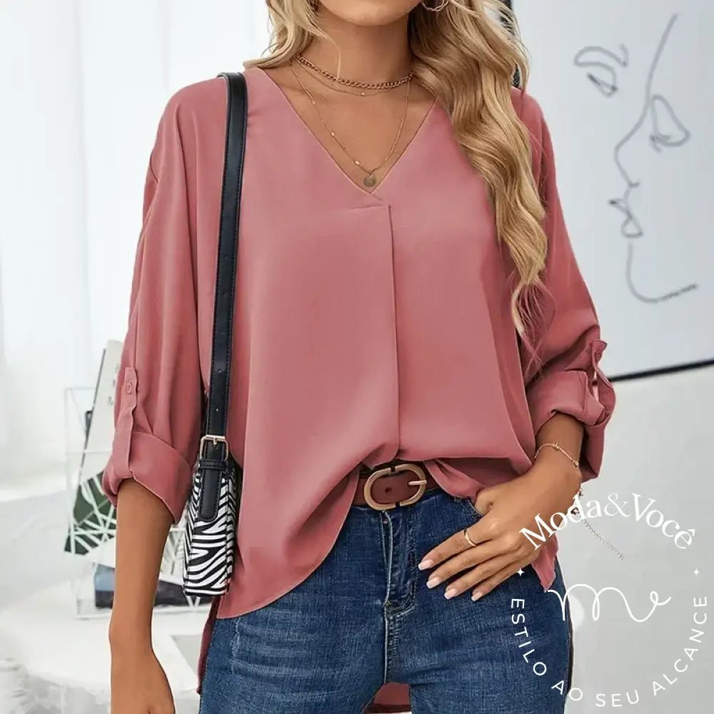 Solid Casual Loose Blouses For Women Fashion 2023 Autumn Vintage Women’s Oversized Shirts And