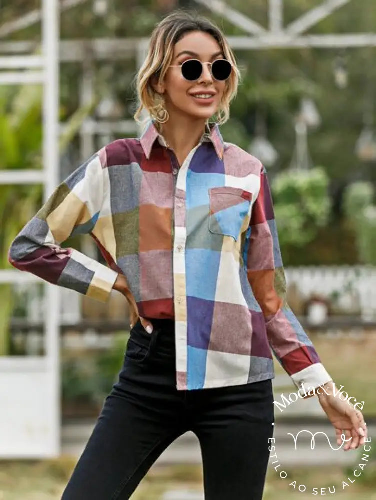 Camisa Colorida Dublin Feminina