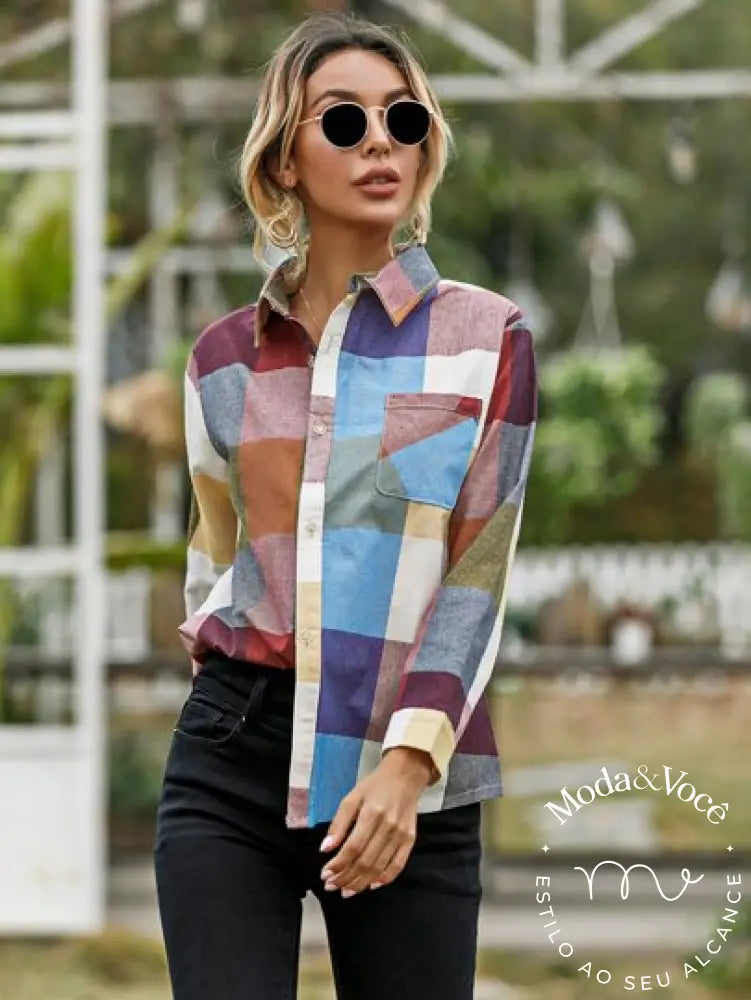 Camisa Colorida Dublin Feminina