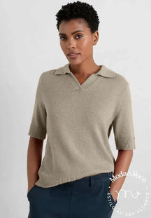 Camisa De Cashmere Anami Cinza / P