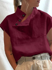 Camisa Budapeste Vinho / P Feminina