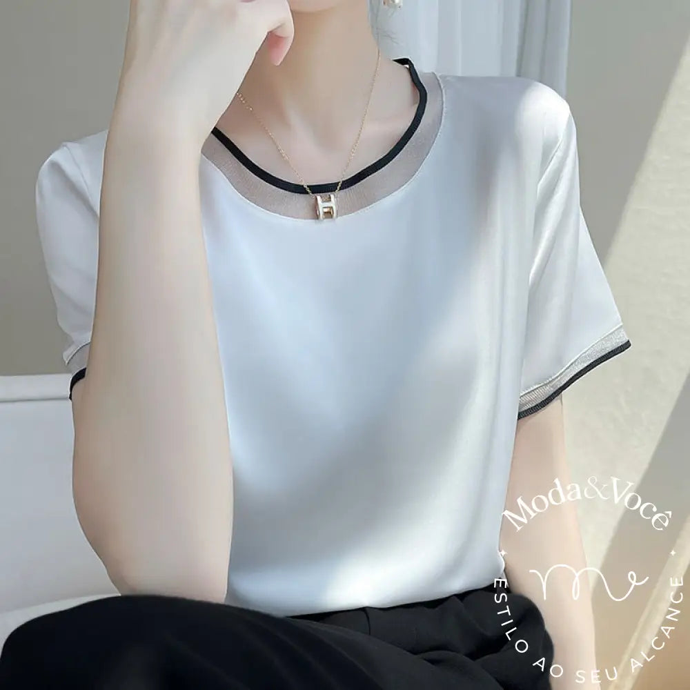 Camisa De Seda Deise