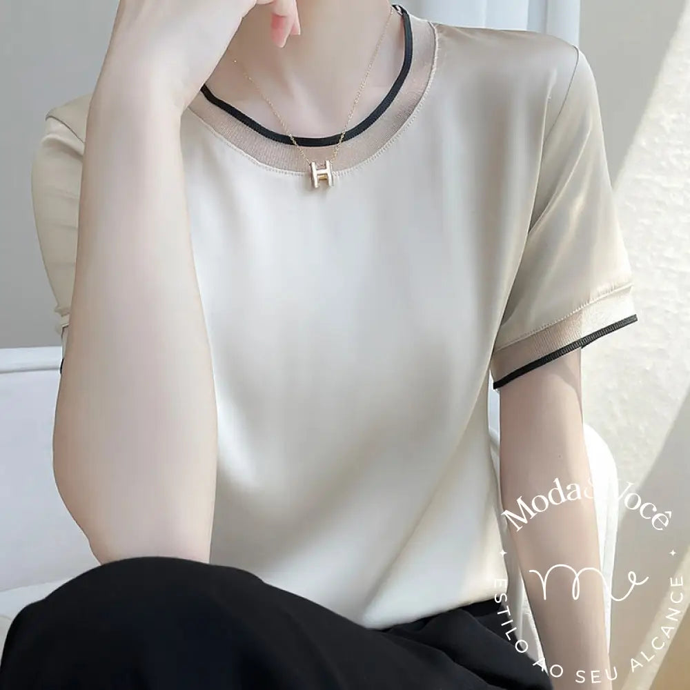 Camisa De Seda Deise