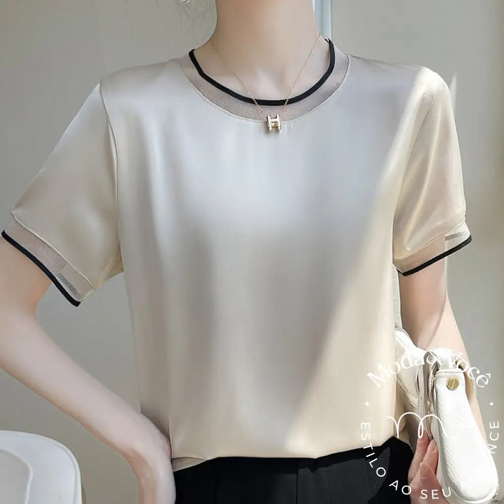 Camisa De Seda Deise