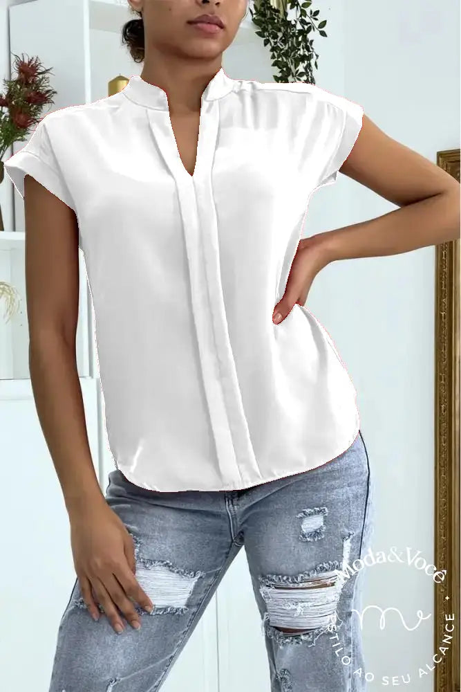 Camisa Filadélfia Branca / P Feminina