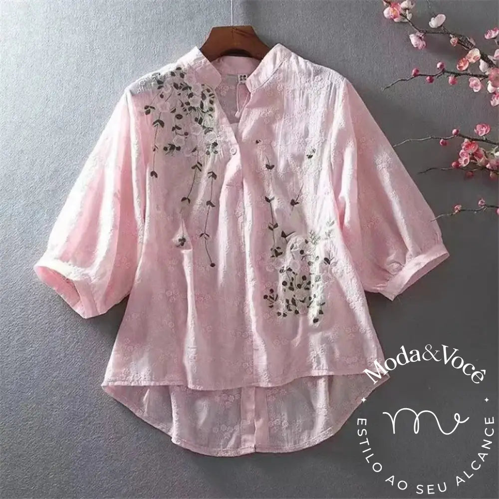 Camisa Flávia Rosa / M Feminina