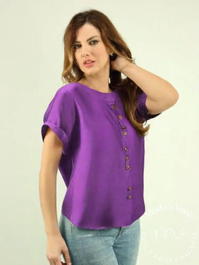 Camisa Madri Lilás / P Feminina