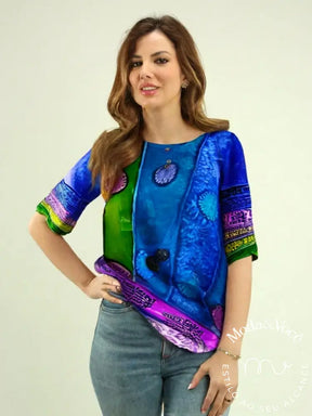 Camisa Tribe Azul / P Feminina