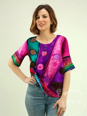 Camisa Tribe Roxa / P Feminina