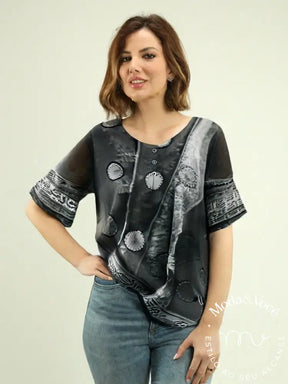 Camisa Tribe Cinza / P Feminina