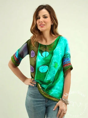 Camisa Tribe Verde / P Feminina