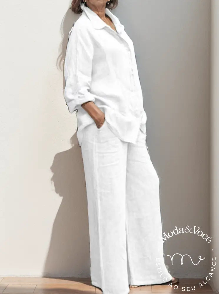 Conjunto De Linho Alexia