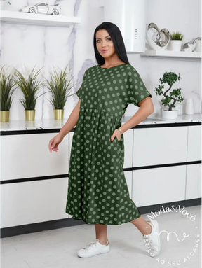 Vestido De Linho Ivone