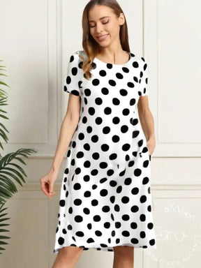 Vestido Bolinhas Sônia Branco / P