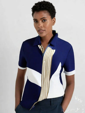 Camisa Abstrata Chicago Feminina