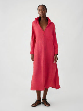 Vestido De Linho Village 18