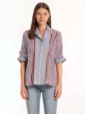 Camisa De Linho Maria Júlia Vermelha / P