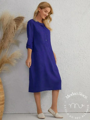 Vestido De Linho Budapeste