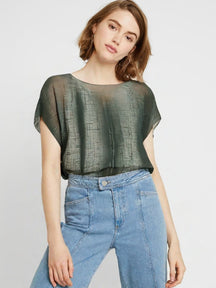 Camisa De Linho Chinara Verde / P