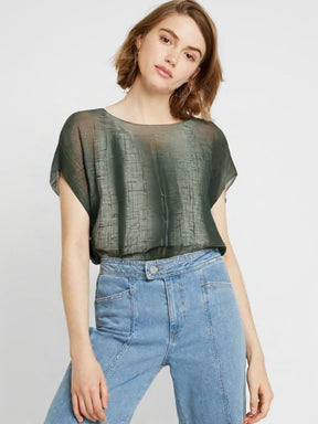 Camisa De Linho Chinara Verde / P