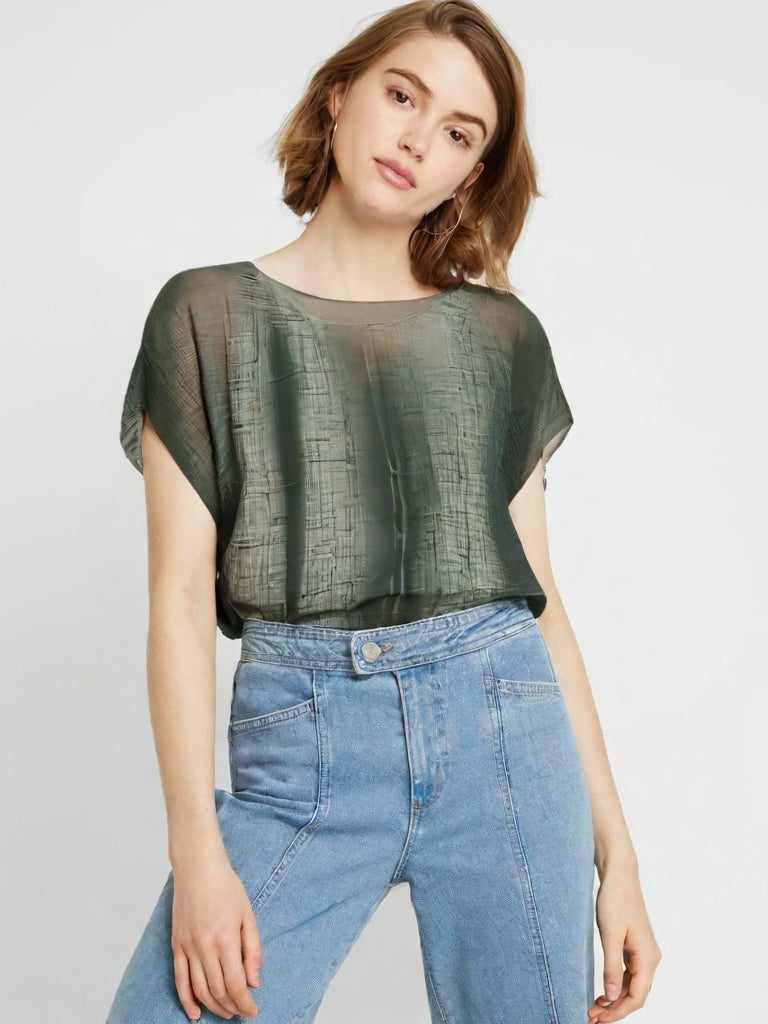 Camisa De Linho Chinara Verde / P