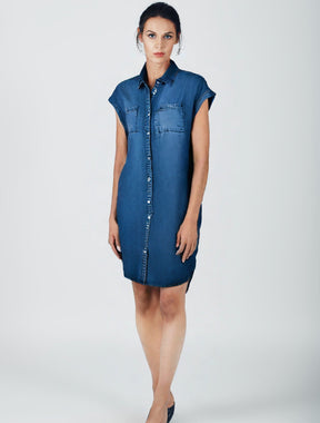 Vestido Jeans Mary Azul Escuro / P