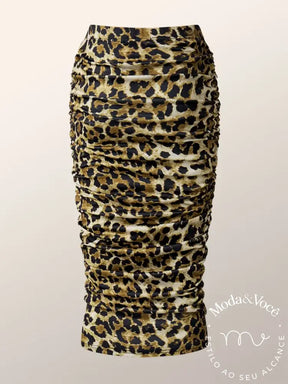 Saia Skinny Leopard Lady