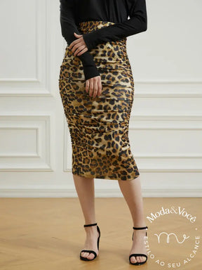 Saia Skinny Leopard Lady