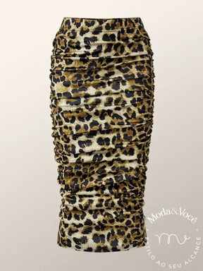 Saia Skinny Leopard Lady