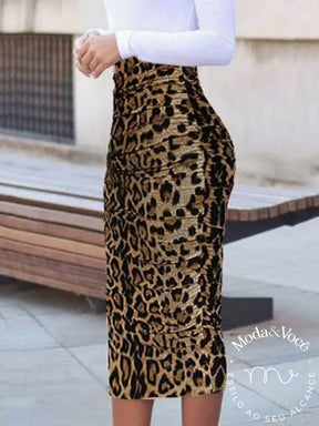 Saia Skinny Leopard Lady