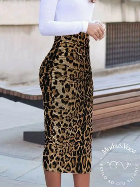 Saia Skinny Leopard Lady