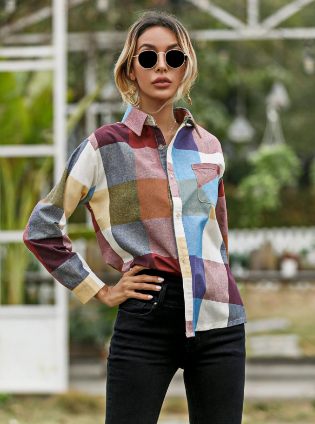 Camisa Colorida Dublin Feminina