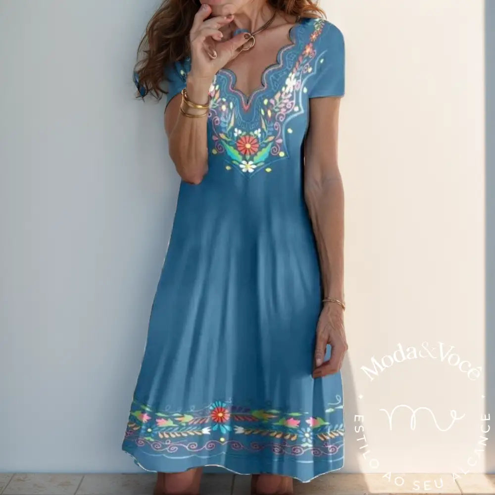 Vestido Anabel Azul / P Feminino